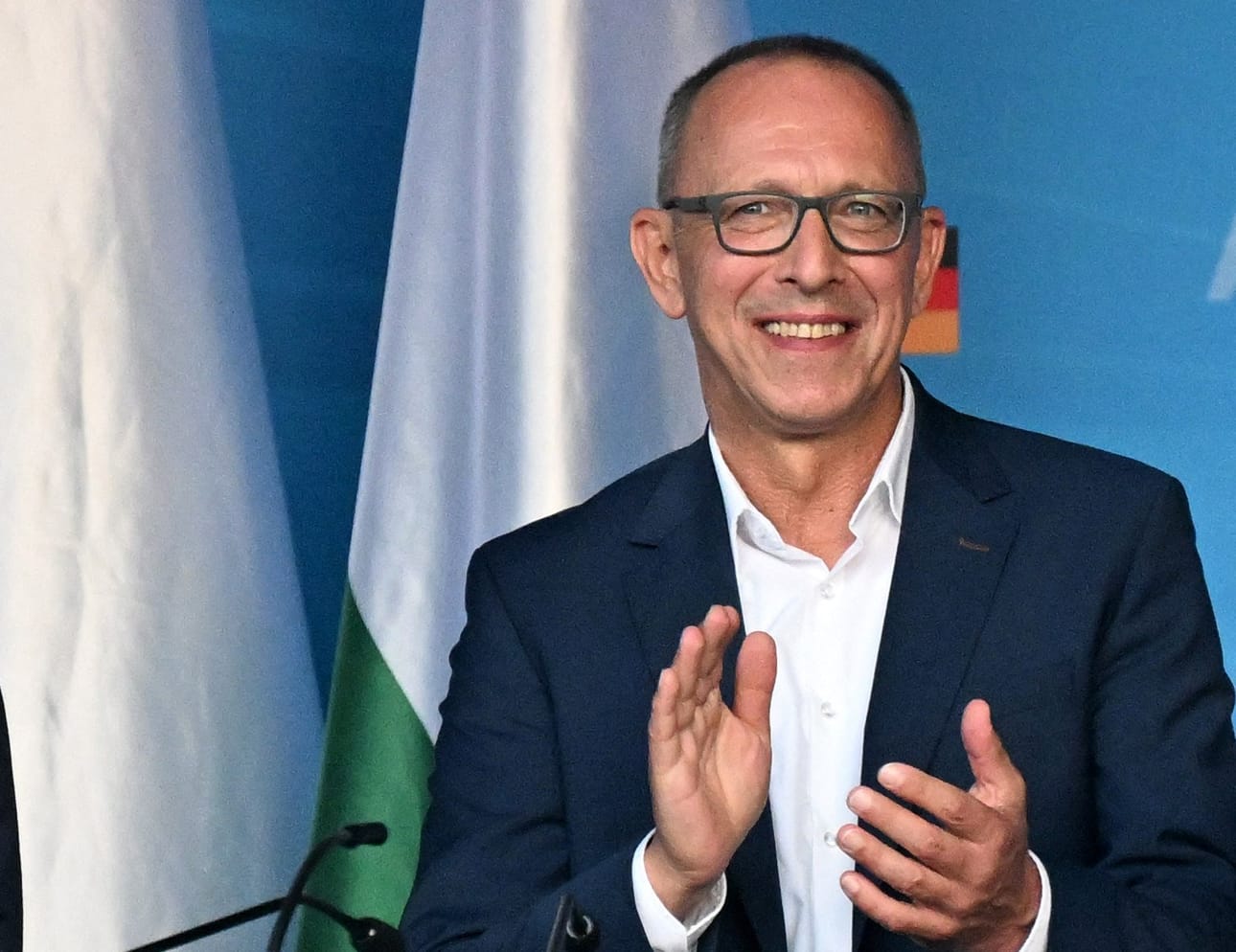 Vaihtoehto Saksalle -laitaoikeistopuolueen (AfD) kärkiehdokas Saksin osavaltiovaaleissa on Joerg Urban. LEHTIKUVA/AFP