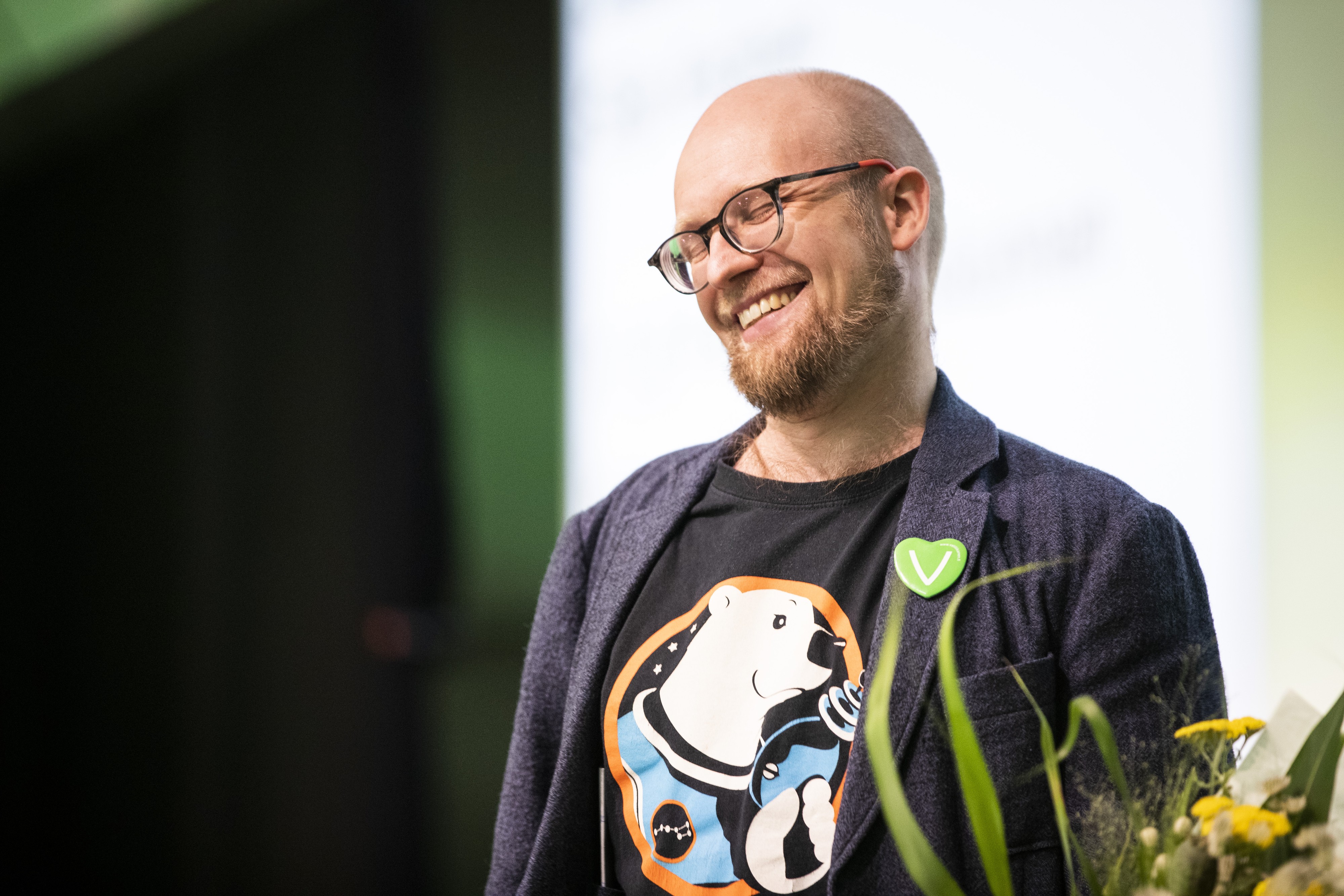 Mikkeliläinen Veli Liikanen on vihreiden uusi puoluesihteeri..