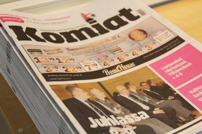 Koulujen oppitunneilla käytetään jälleen Sanomalehtiviikolla Komiat-lehtiä. KUVA: MIA KÄRKKÄINEN