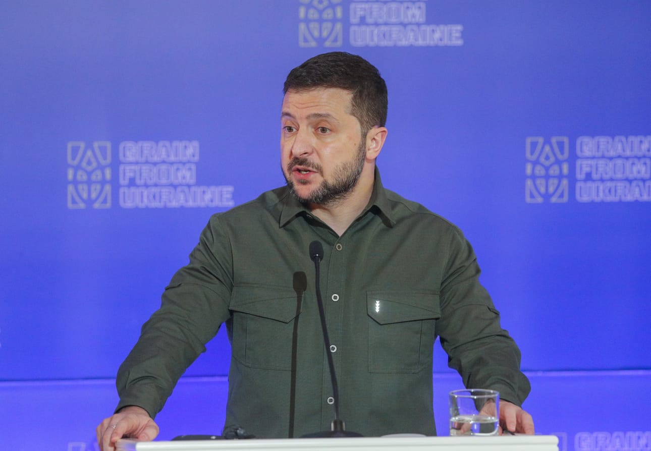 Ukrainan presidentti Volodymyr Zelenskyi haluaisi poikansa kanssa kalaan Dnepr-joelle.