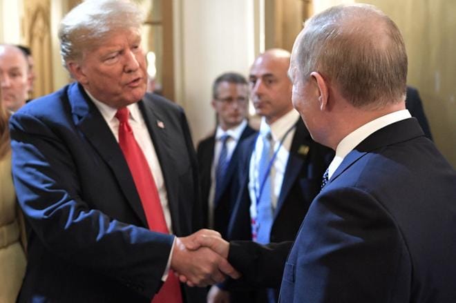 Yhdysvaltain presidentti Donald Trump on saanut kovaa kritiikkiä kotimaassaan tapaamisestaan Vladimir Putinin kanssa. KUVA: Mauri Ratilainen / EPA