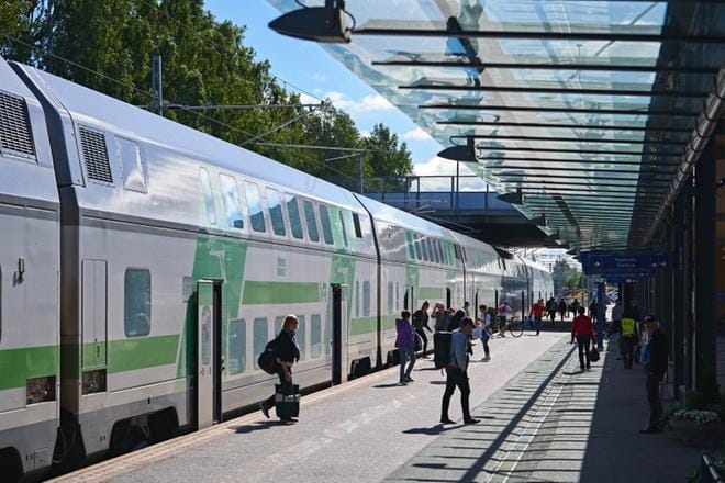 Vaasasta pääsee junalla Helsinkiin nopeimmillaan kolmessa ja puolessa tunnissa. ARKISTOKUVA: SAMPPA TOIVONEN