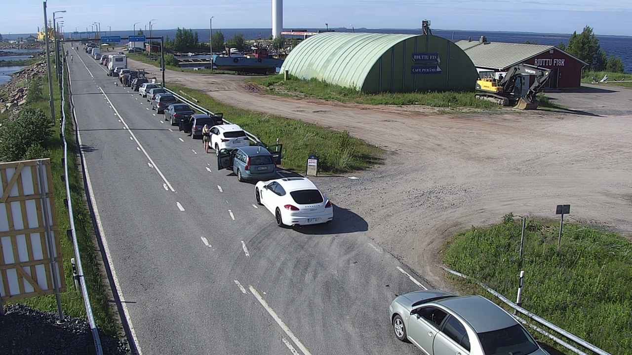Finntrafficin kelikamerasta ruuhka näytti tältä noin kello 17 aikaan.