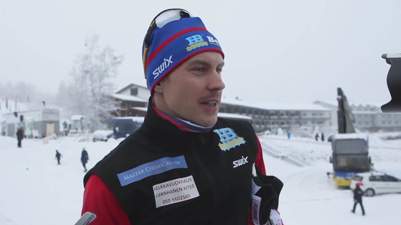 Anssi Pentsinen kommentoi hiihtoaan