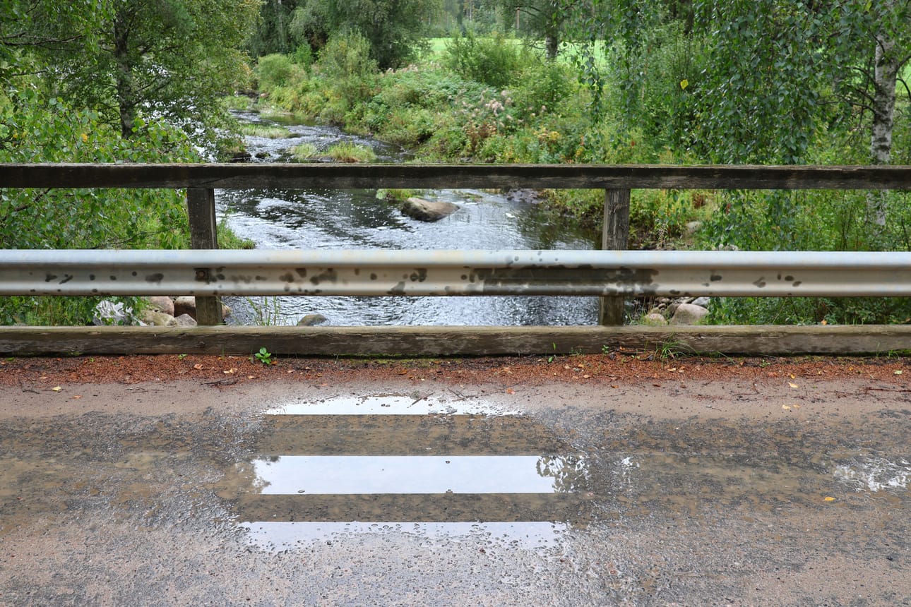 Kärjenkoskella satoi vettä poikkeuksellisen paljon.