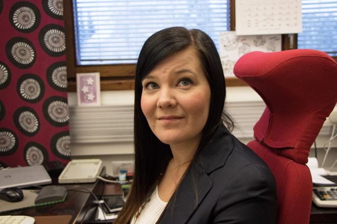 Kauhajoen kaupunginjohtaja Linda Leinonen lähtee johtamaan Laukaata. Arkistokuva: Aune Waronen