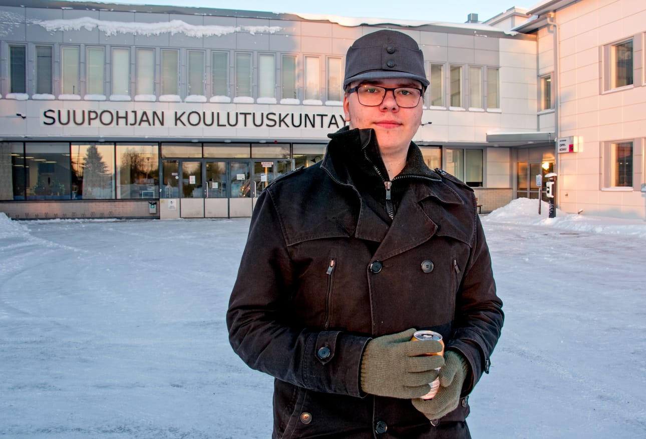 Pelialaa Vuoksissa opiskeleva pomarkkulainen Jami Sandberg ei pidä Kauhajokea ollenkaan hassumpana paikkana ja voisi aivan hyvin asettua sinne asumaan.