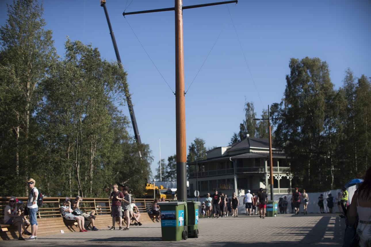 Qstock-festivaalin kulkijat eivät kuitenkaan ole aivan löytäneet siltaa, kertovat Qstockin järjestäjät.