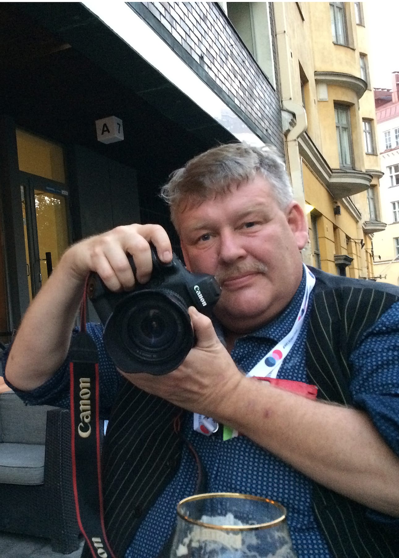 Valokuvaaja, kuvajournalisti Mauri Ratilainen (1961-2025) Kuva: Kimmo Brandt