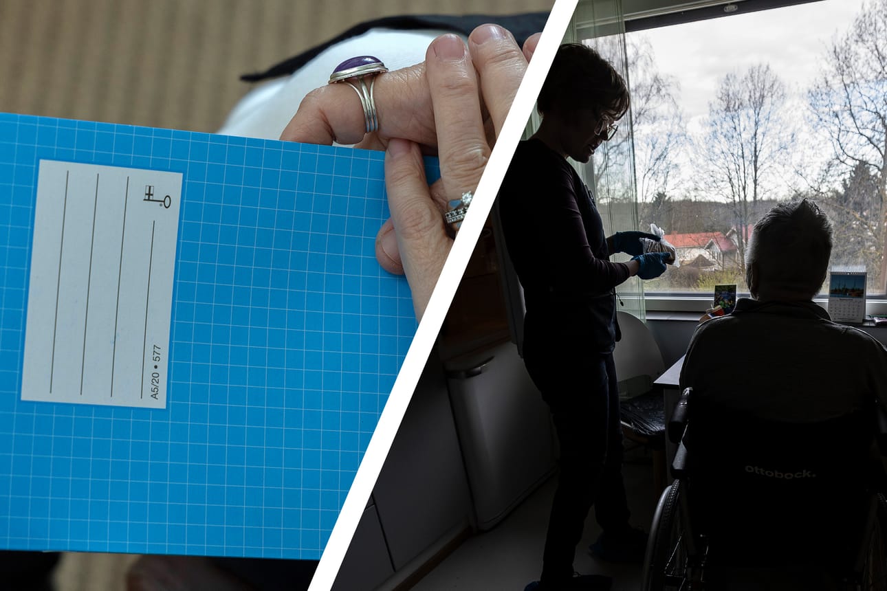 Viestivihkojen poistaminen käytöstä on herättänyt huolta siitä, että hoitajien havainnot kotihoidon asiakkaan elämästä eivät enää välity omaisille. Kuvituskuva.