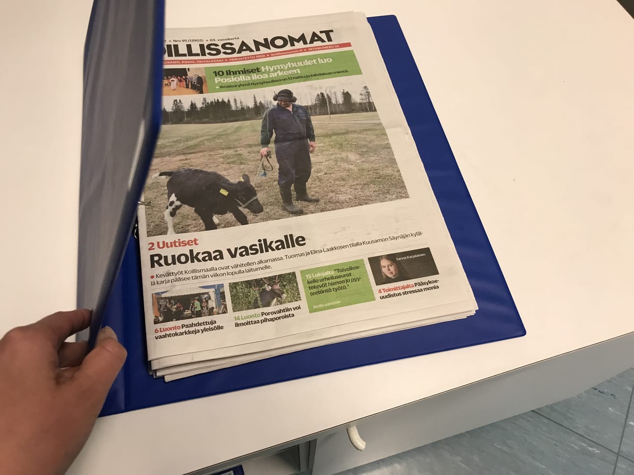 Koillissanomien lehtikansioon saataneen liittää myös 22.5.2019 päivän lehti.