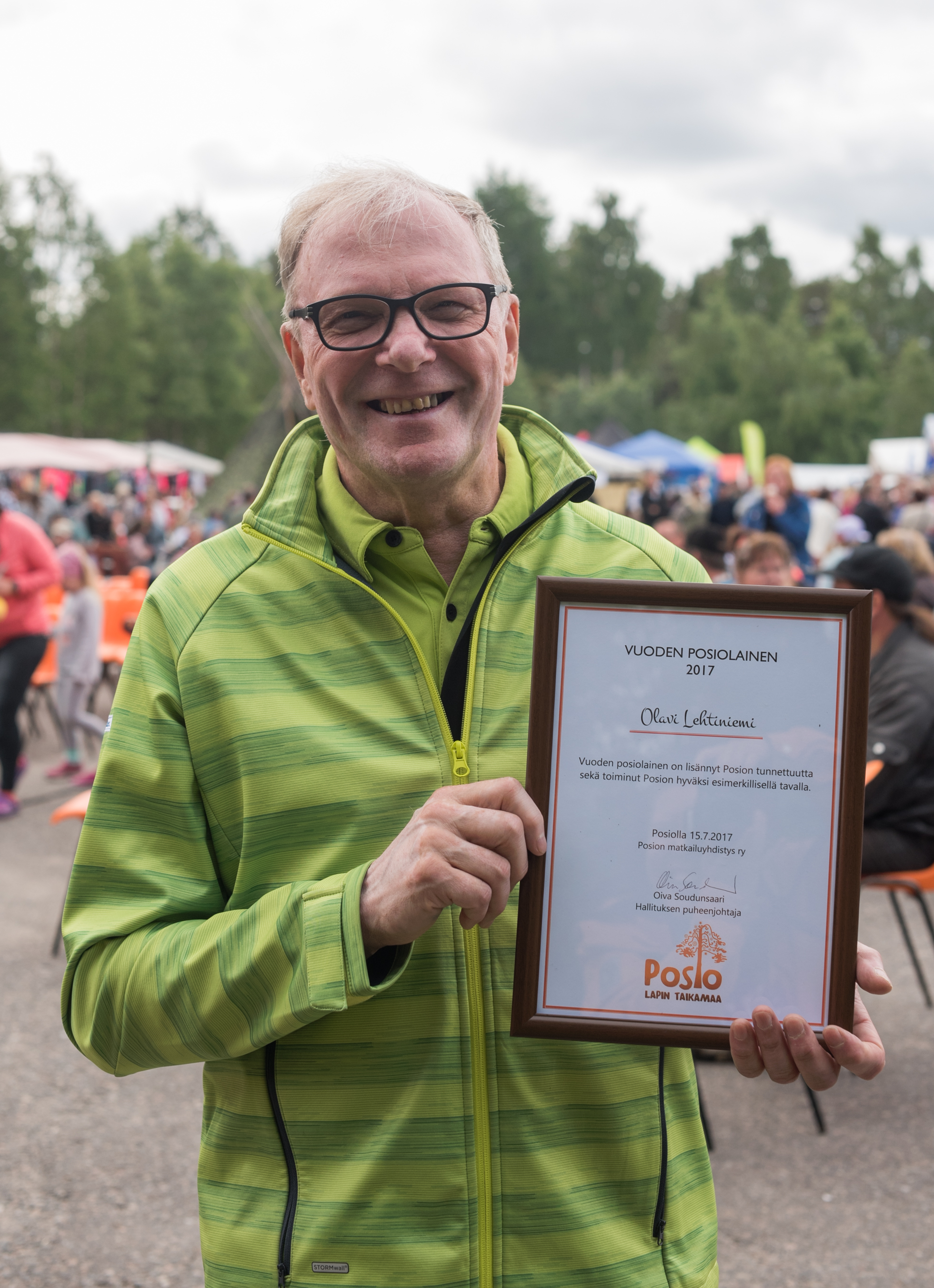 Olavi Lehtiniemestä Vuoden posiolainen
