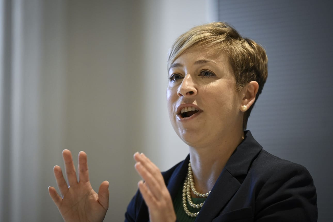 Naton ydinasepolitiikan johtajan Jessica Coxin mukaan liittolaismaiden olisi syytä käyttää hyväksi mahdollisuus yhteisharjoitteluun. LEHTIKUVA / Emmi Korhonen