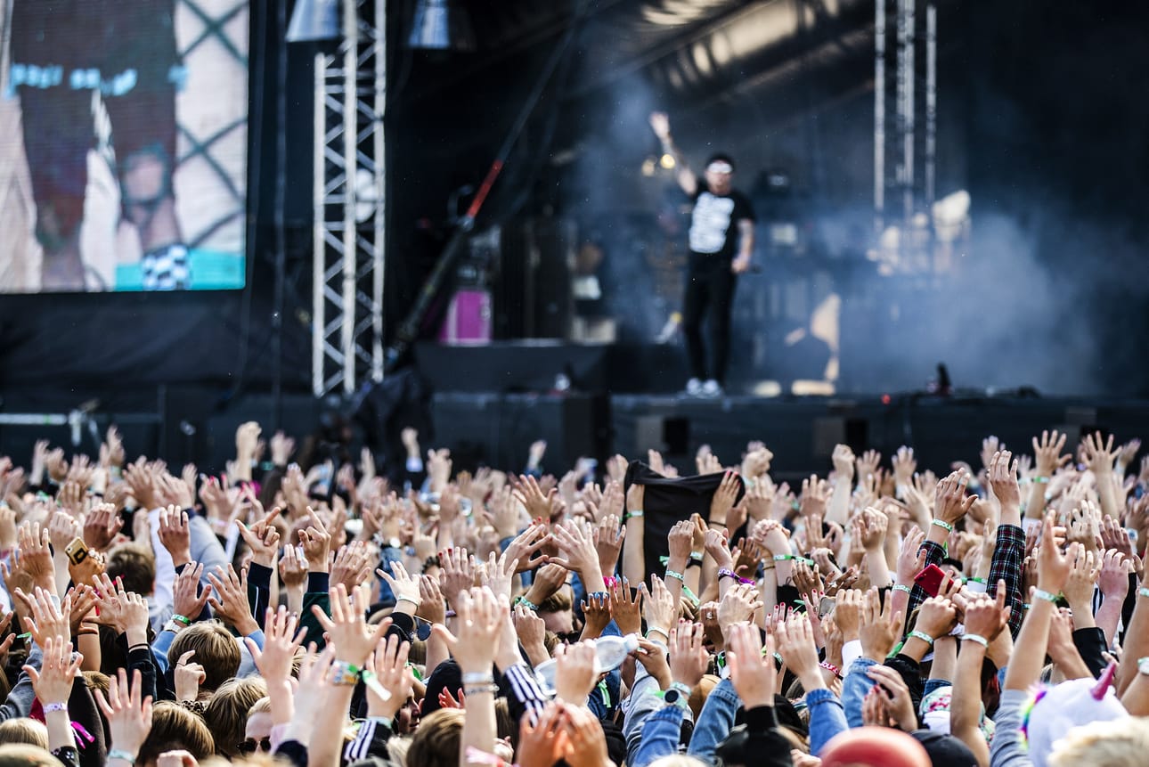 Vuonna 2019 Solar Sound -festivaali järjestettiin Seinäjoen keskustassa, Kirkkokadulla. Arkistokuva.