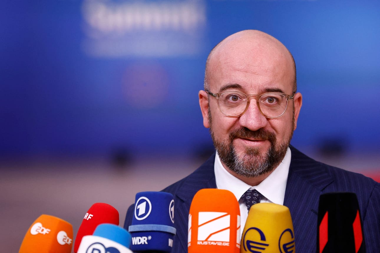 Arkistokuvassa Eurooppa-neuvoston puheenjohtaja Charles Michel. LEHTIKUVA/AFP