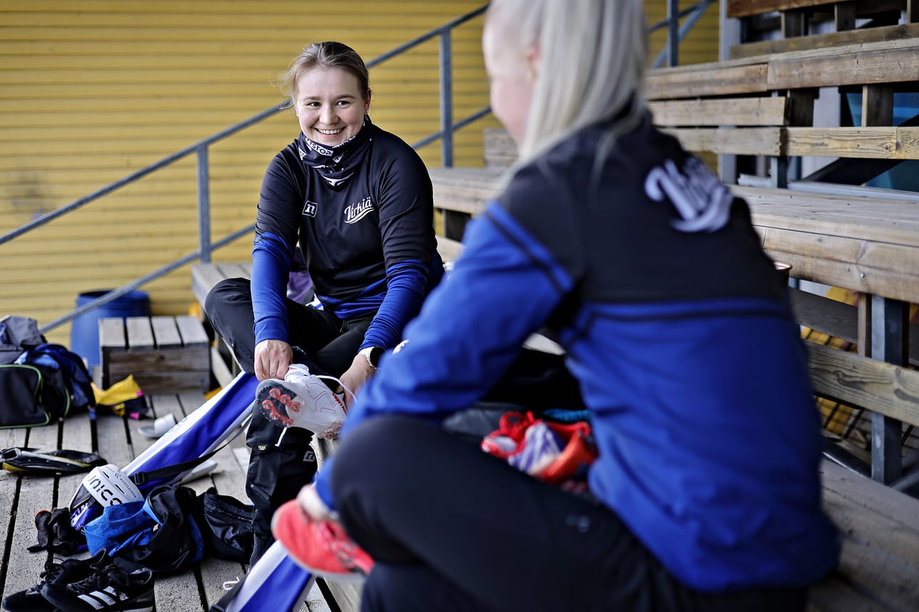 Anni Heikkilällä on pohjalaisia sukujuuria. Hän tavoittelee Virkiässä mestaruutta.
