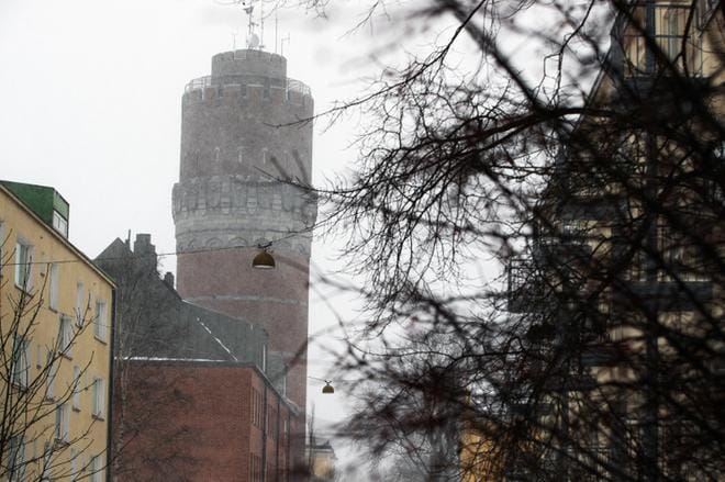 Yli sata vuotta palvellut Vaasan vesitorni vapautuu lähivuosina muuhun käyttöön. KUVA: JARNO PELLINEN