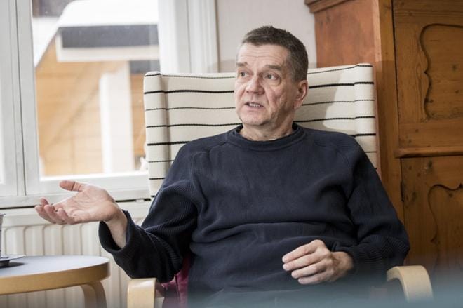 Hämeenlinnalainen Olli Jalonen on yksi kirjallisuuden Finlandia-ehdokkaista. Hän on voittanut palkinnon vuonna 1990 ja ollut aiemmin ehdolla vuosina 1989, 2008 ja 2014. KUVA: Pekka Rautiainen