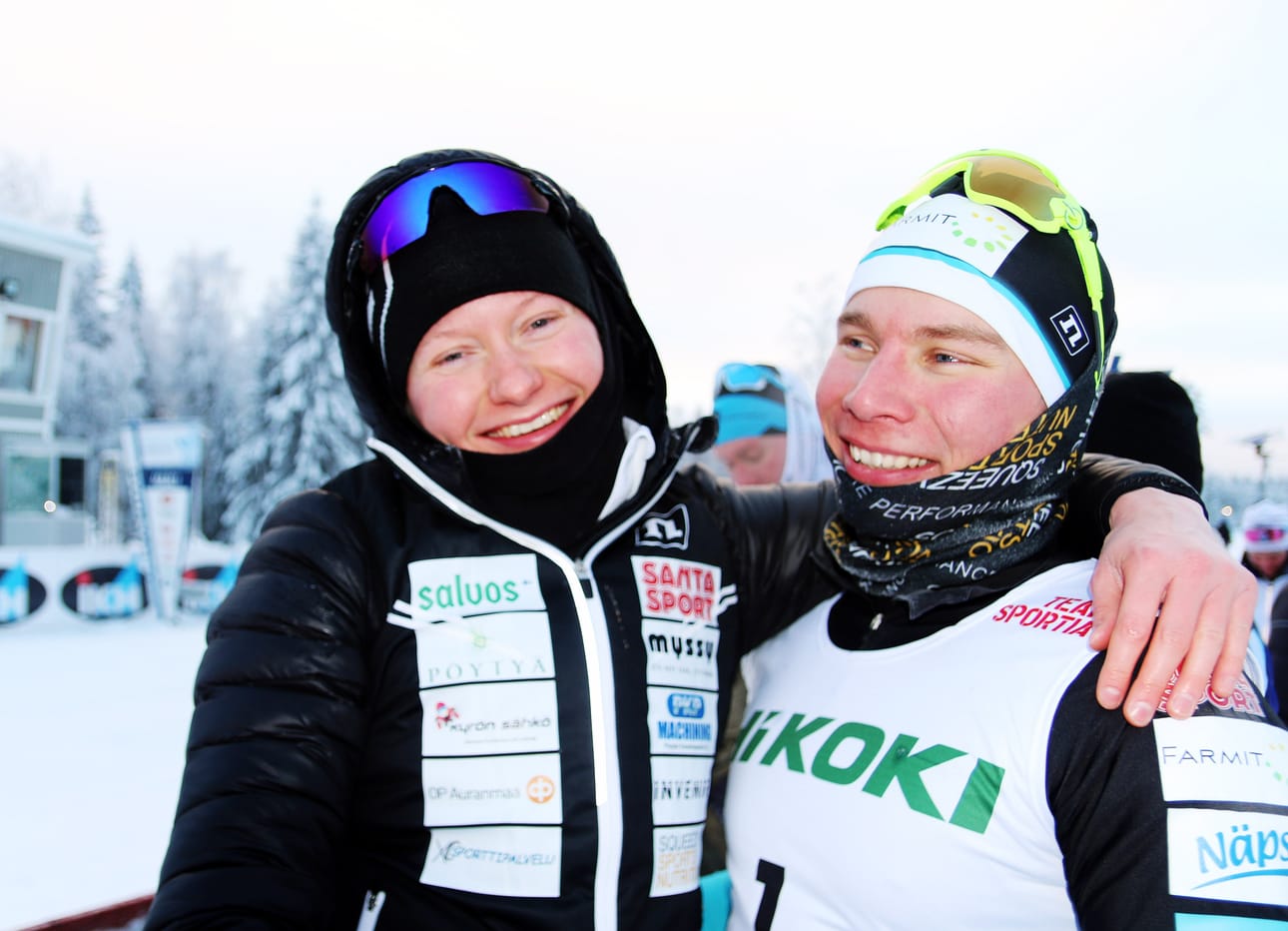 Lauri Vuorinen voitti miesten finaalin ja avopuoliso Johanna Matintalo oli naisten kisan kakkonen.