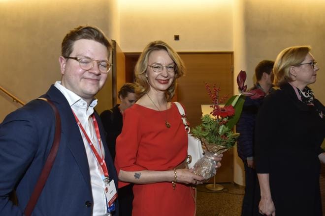 Tytti Tuppurainen ottaa Eurooppaministerin tehtävien oheen omistajaohjausministerin salkun. Kuva: Kimmo Penttinen