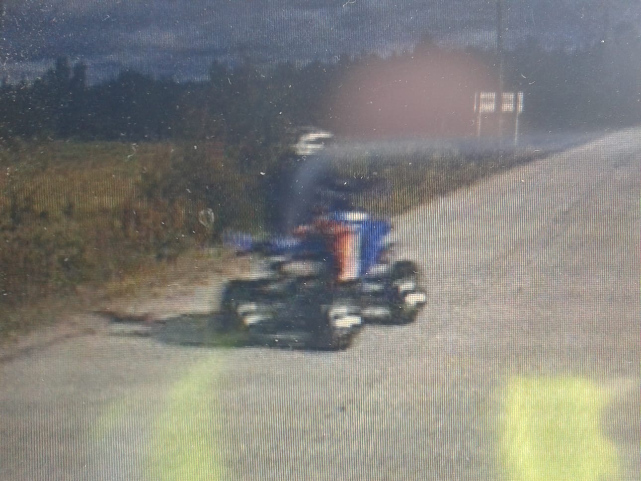 Poliisin julkaisema kuva mönkijäkuskista.
