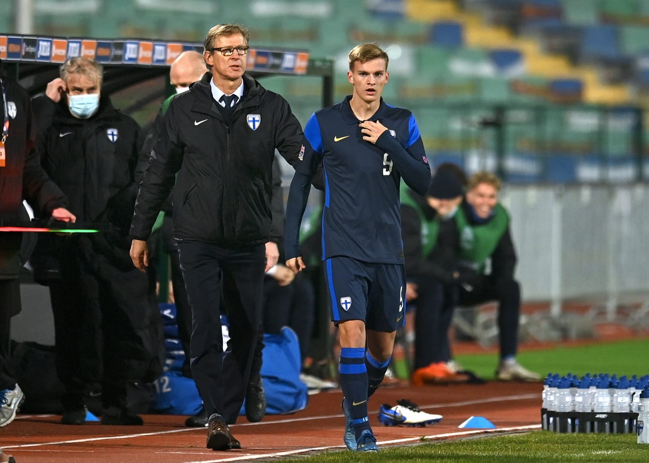 Markku Kanerva lähetti Marcus Forssin vaihdosta kentälle Bulgariaa vastaan.