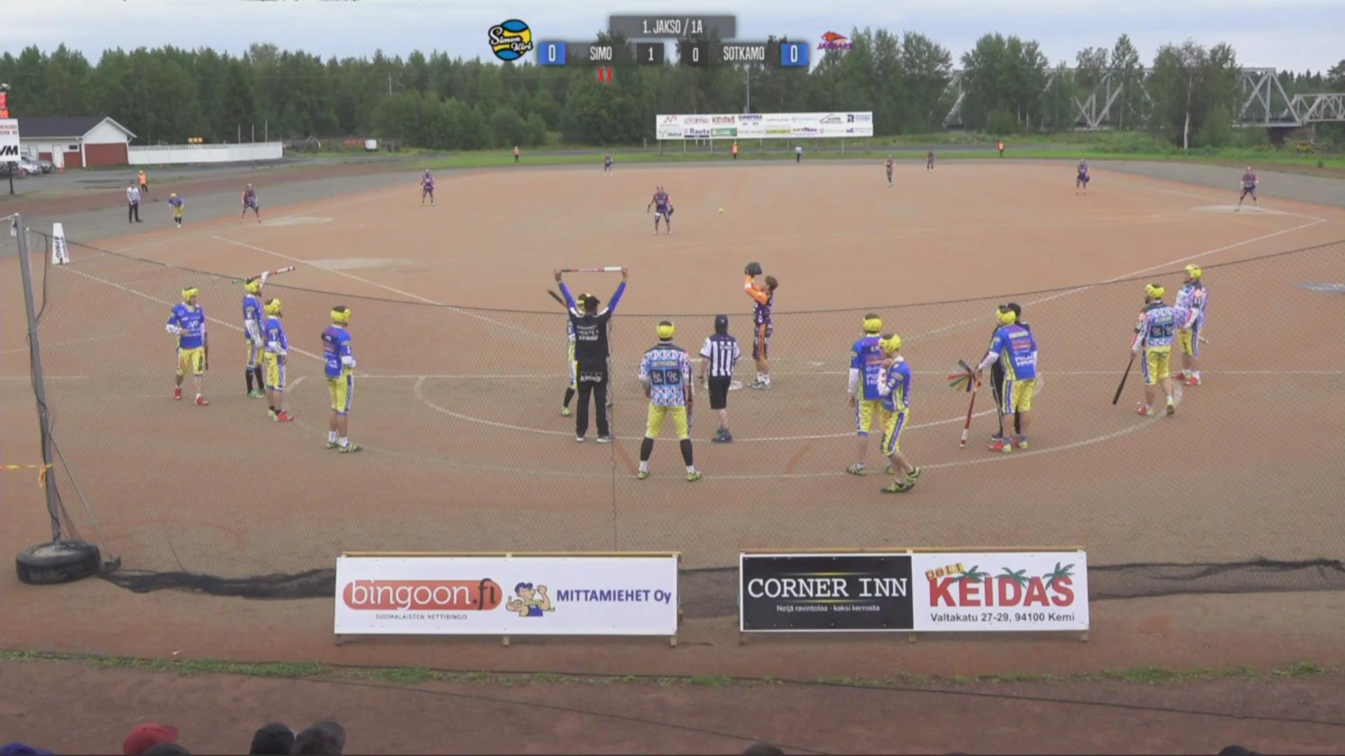 Ottelutallenne: Simon Kiri - Sotkamon Jymy, 29.7.2020