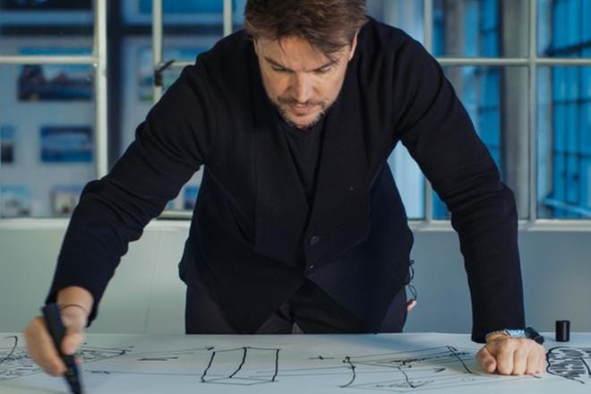 Bjarke Ingels on tanskalainen huippuarkkitehti. Hän haluaa tehdä rakennuksia, jotka muuttavat maailmaa. KUVA: Kaspar Astrup Schrøder