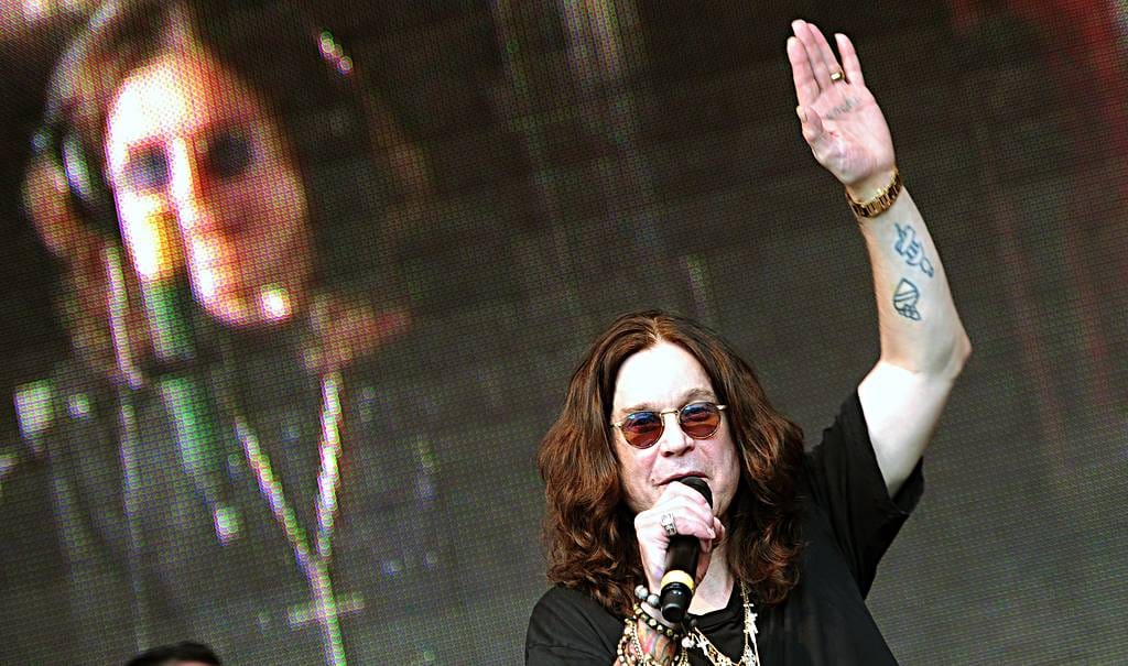 Ozzy Osbourne esiintyy Ruisrockíssa Turussa.