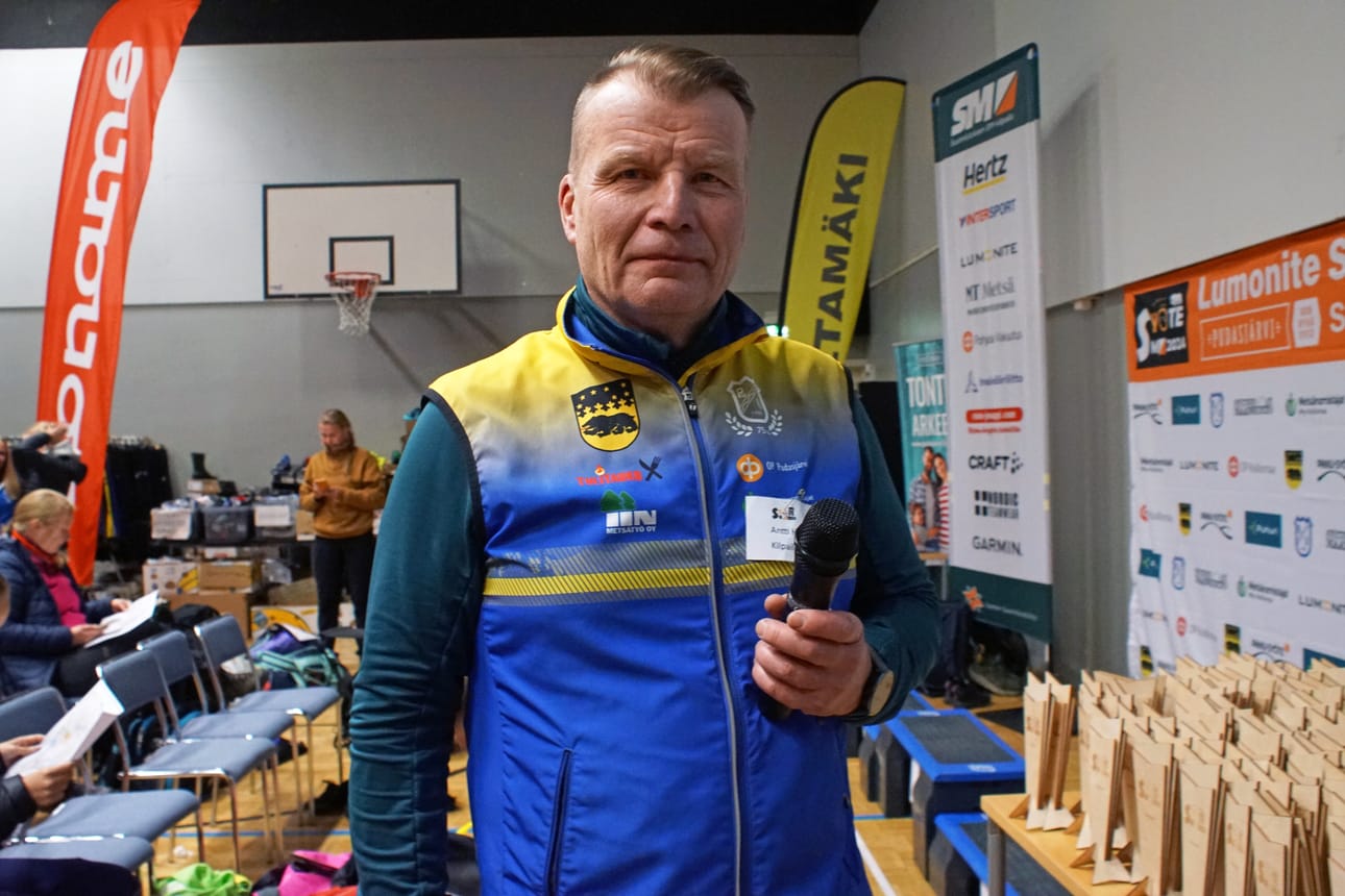 Pudasjärven Urheilijoiden Antti Härkönen suunnisti seitsemänneksi H60B-sarjassa SM-keskimatkalla Suonenjoella syyskuun puolivälissä.