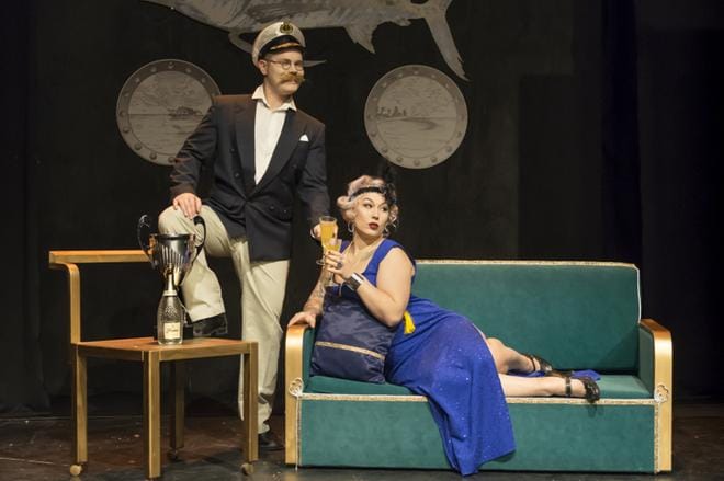 Teatteri Lapuan Sugar – Piukat paikat -musikaali oli menestys. Sugarina nähtiin Mira Cibulka ja Juniorina Samuel Pöntinen. KUVA: PASI AHOLA