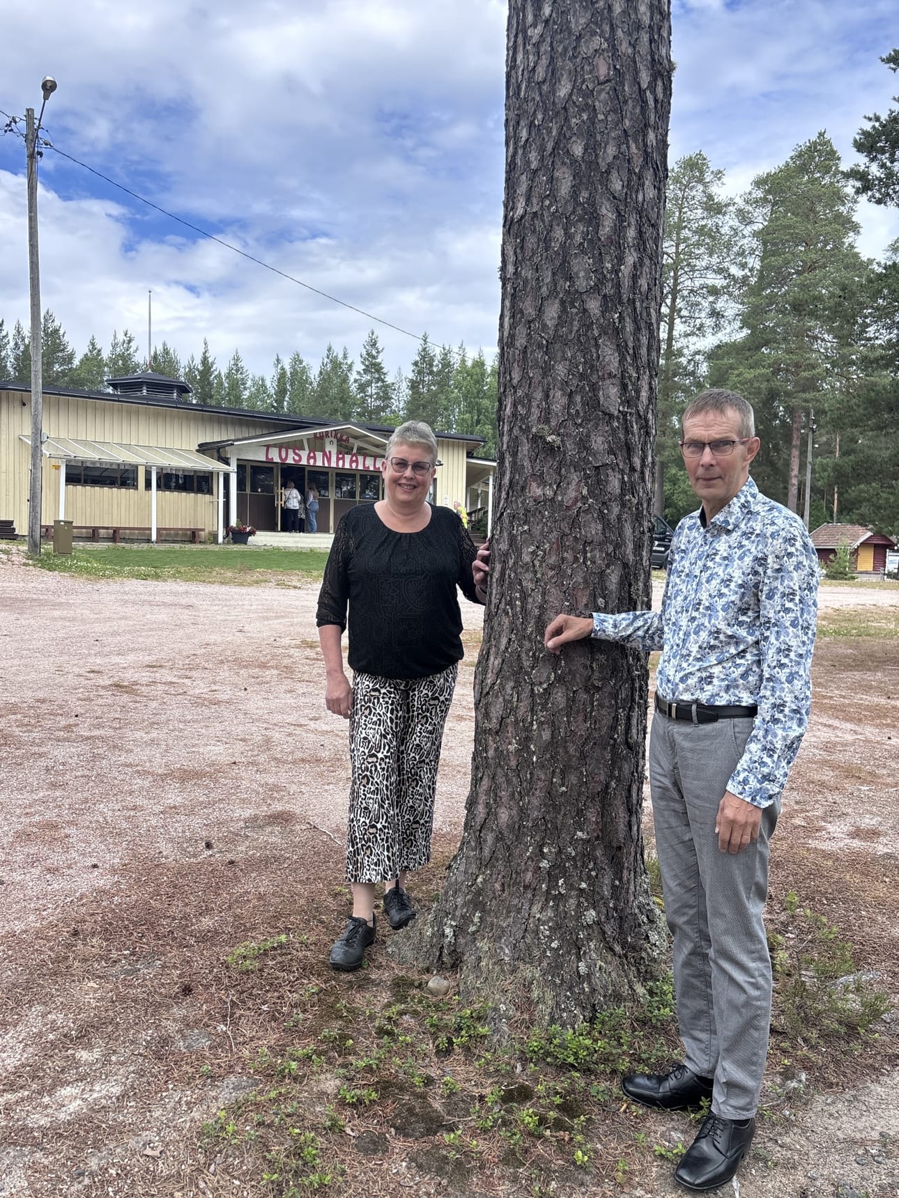 Lusan halli on erittäin tuttu paikka kurikkalaisille Raija ja Esko Markkilalle.