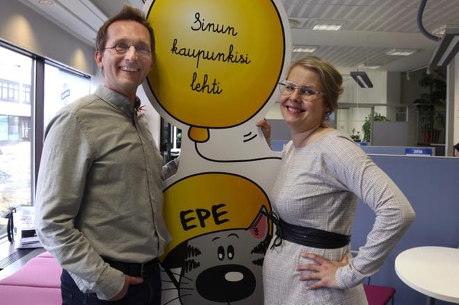 Tero Hautamäki vaihtaa Epariin, Laura Syväoja äitiysvapaalle. Kuva Virpi Kupiainen-Ämmälä
