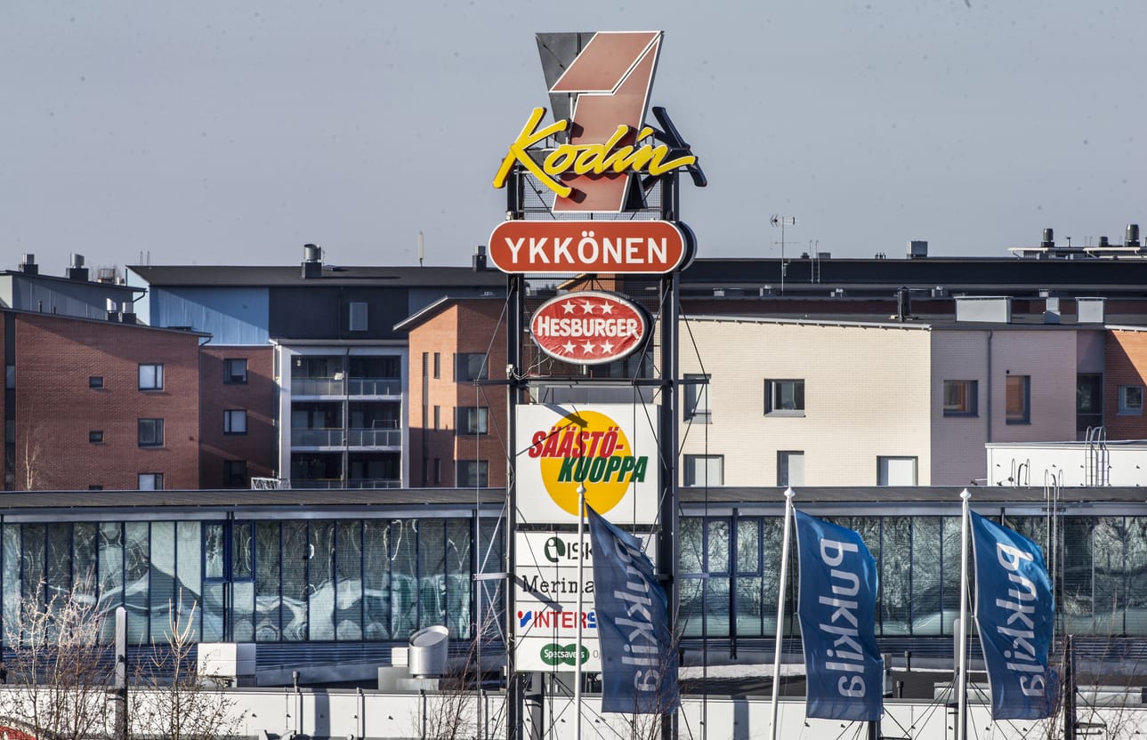 Nykyiset Kodin1-tavaratalot ovat kaupan ulkopuolella. Oulussa Kodin1 sulki ovensa reilu kuukausi sitten.