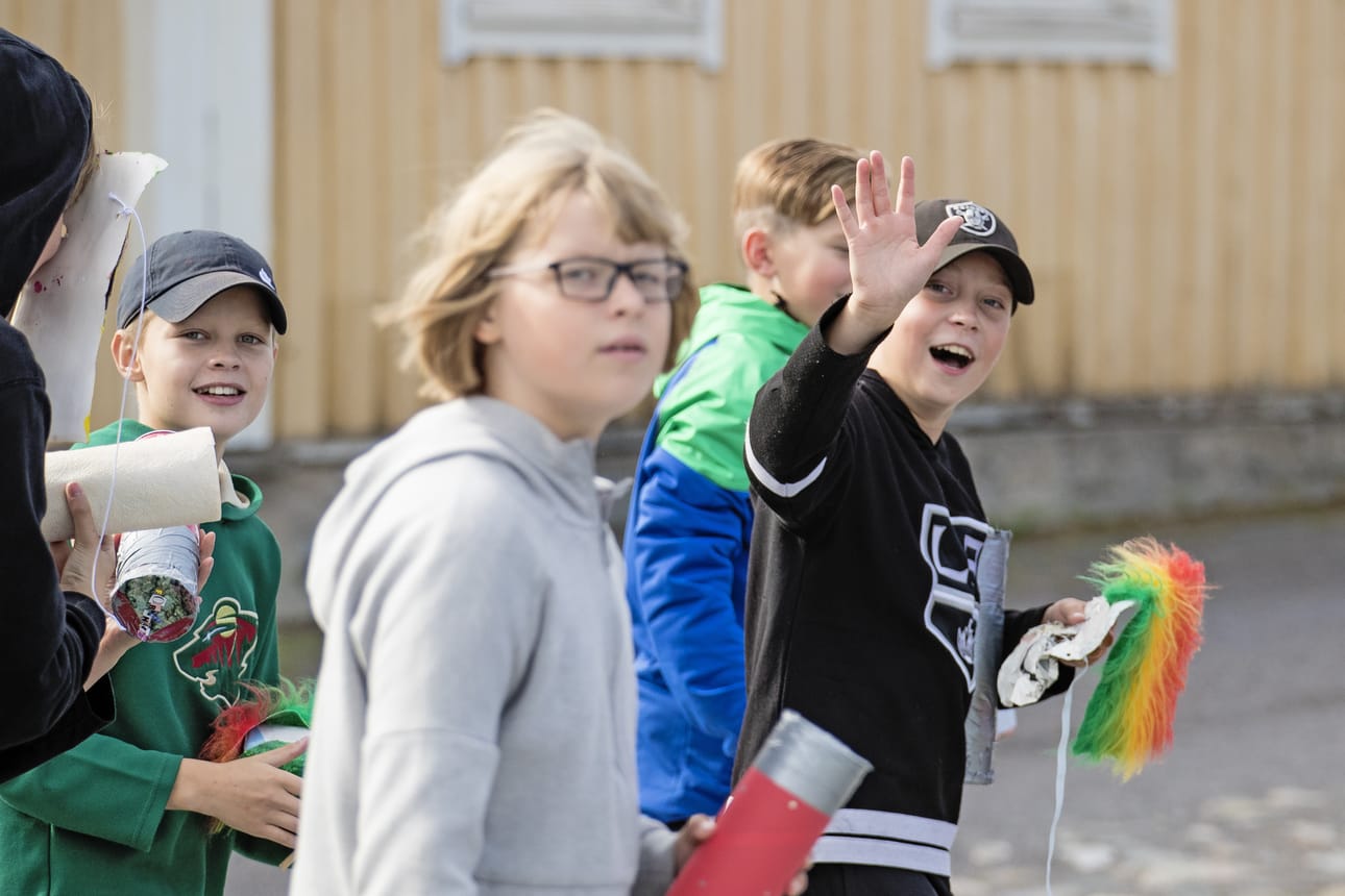 Tavallista kivempi koulupäivä!