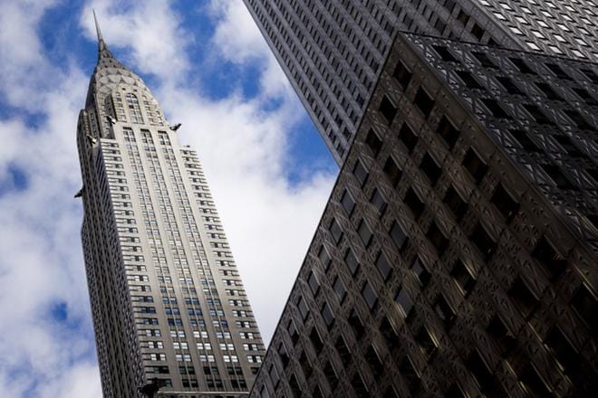 New Yorkin Manhattanilla sijaitseva Chrysler Building oli hetken aikaan maailman korkein rakennus. KUVA: Justin Lane
