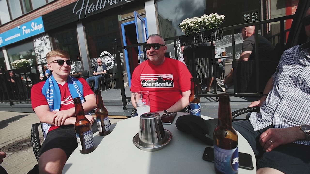Aberdeen FC kannattajat Rovaniemellä