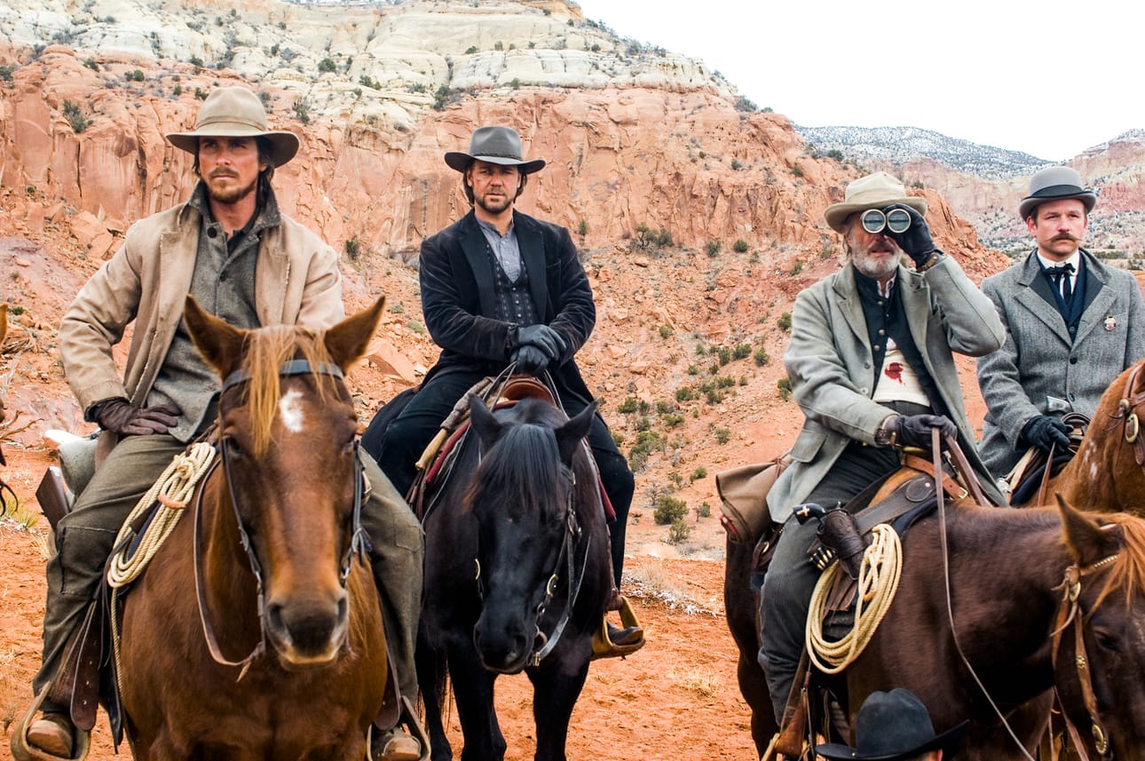 Modernin lännenelokuvan pääosissa nähdään Christian Bale ja Russell Crowe.