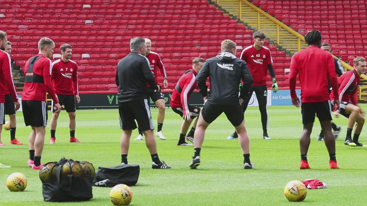 Aberdeen FC valmistautuu kohtaamaan RoPSin huomisessa europeli-ottelussa