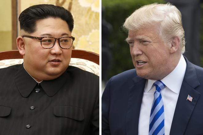 Kim Jong-un ja Donald Trump eivät tapaakaan kesäkuussa. Tapaamista oli suunniteltu Singaporeen. KUVA: KOREA SUMMIT PRESS POOL/MICHAEL REYNOLDS/EPA