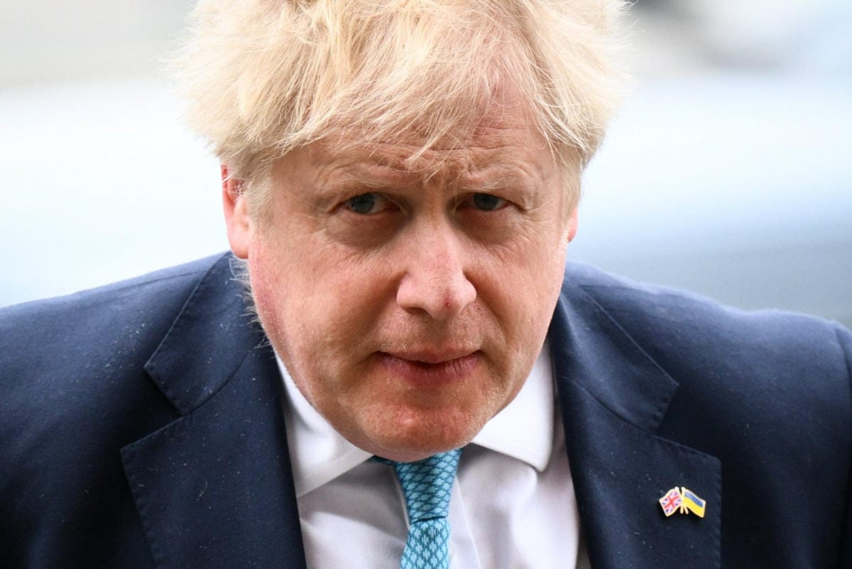 Sekä Britannia että Yhdysvallat ovat ilmaisseet skeptisyytensä sen suhteen, että Venäjä olisi neuvottelemassa Ukrainan kanssa tosissaan. Kuvassa Britannian pääministeri Boris Johnson. LEHTIKUVA/AFP