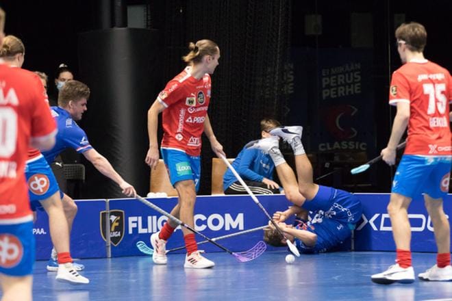 F-liigan sarjakärki Classic kukisti torstaina SPV:n maalein 5–4. Kuva: Esa Takalo / F-liiga