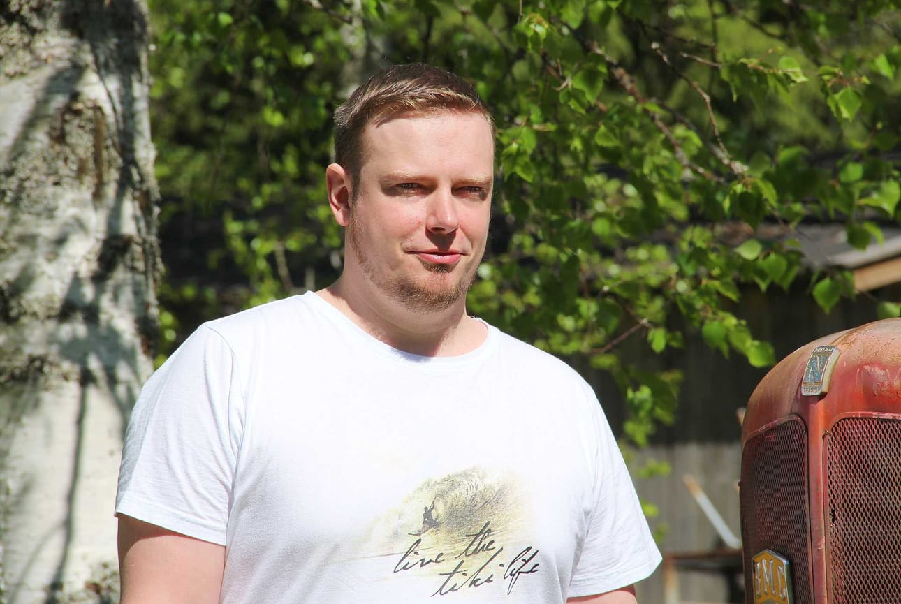 Kalajokinen Janne Rahkola kertoo Wanhan Woiman historiikin tekemisen olleen työläs mutta mielenkiintoinen. Miehen kiinnostuksesta koneisiin kertoo se, että hänen pro gradu -työnsä käsitteli traktoreita.