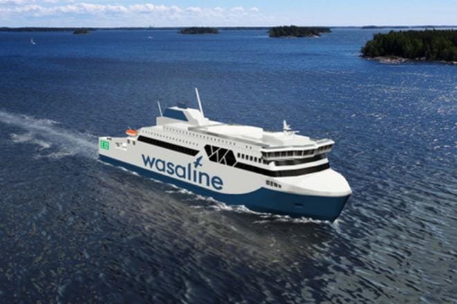 Uusi laiva korvaa nykyisen Wasa Expressin vuonna 2021. KUVA: WASALINE