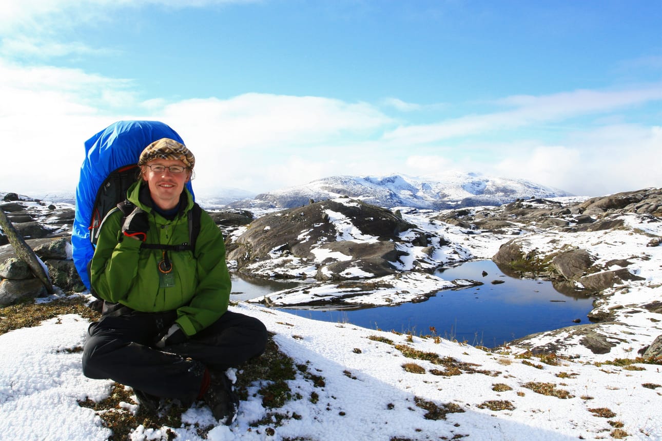 Harri Ahonen Narvik-Fjellene vuoriston alueella.