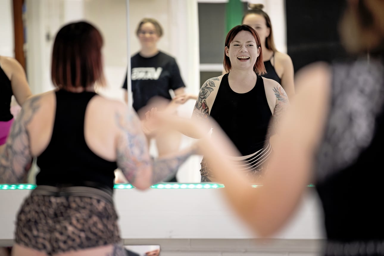 Sanna Paavola on ohjannut twerkkitunteja Raahessa jo useamman vuoden ajan.