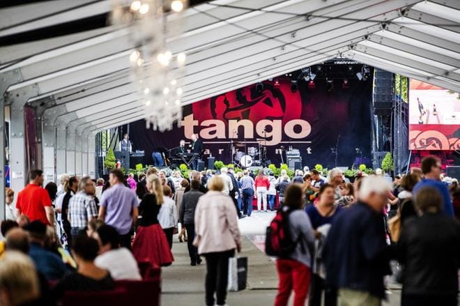 Tangomarkkinoiden toimitusjohtajana aloittava Pasi Ojala kertoo, että tapahtumaa suunnitellaan kesälle 2021, mutta korona luo tilanteeseen epävarmuutta. Arkistokuva: Krista Luoma