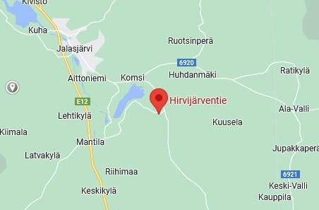 Kuvakaappaus Gmapsista.