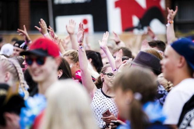 Vaasa Festivaalin promoottori Tommi Mäen mielestä alueen rokotekattavuus on riittävällä tasolla festivaalien turvaamiseksi. ARKISTOKUVA:KRISTA LUOMA