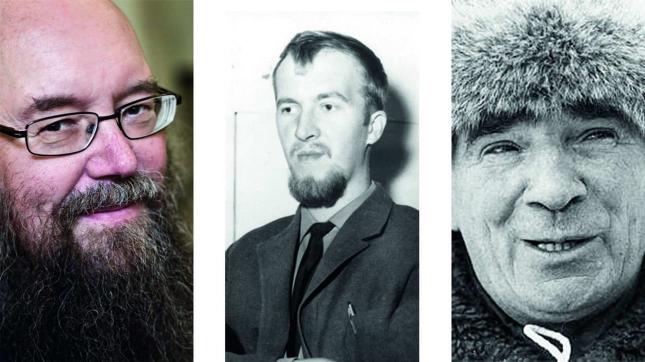 Esko Valtaoja, Timo K. Mukka ja Eero Mäntyranta.